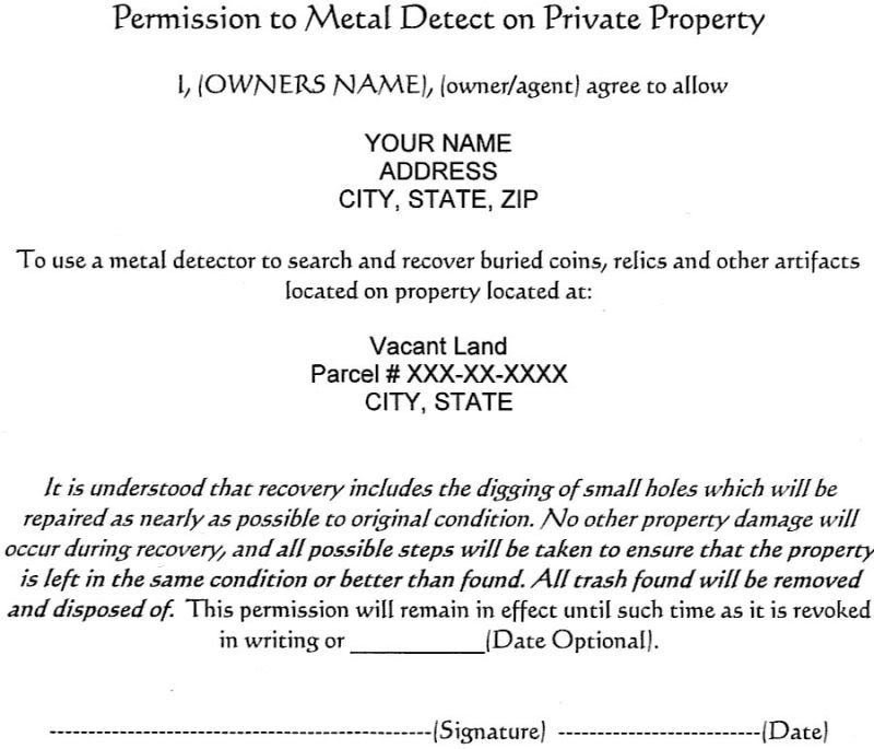 Permission Package Friendly Metal Detecting Forums